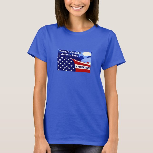 Frigör igen (mörk) T-Shirt (Framsida)