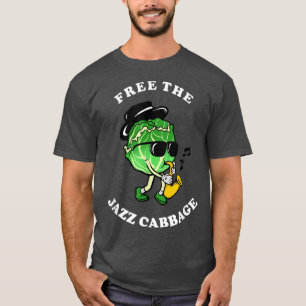 Frigör Jazz- kabbagetJazz-kålnoten T Shirt