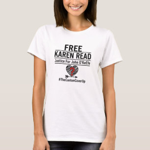 Frigör Karen Read t-shirt Rättvisa för John O'Kee