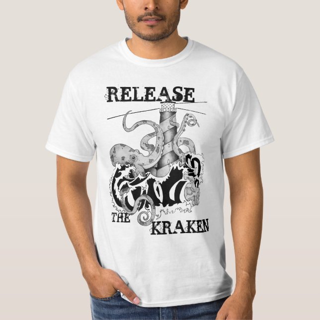 Frigör Krakenen T Shirt (Framsida)
