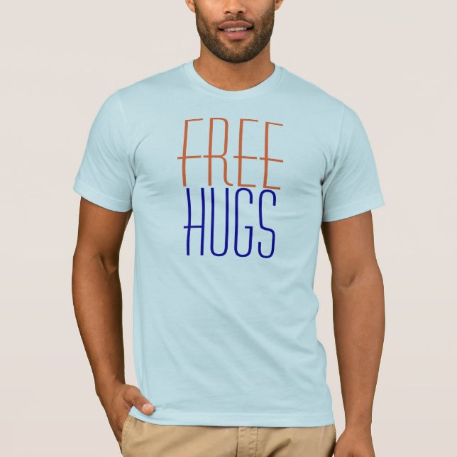 Frigör kramar tee shirt (Framsida)