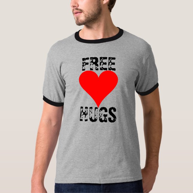 Frigör kramar tee shirt (Framsida)