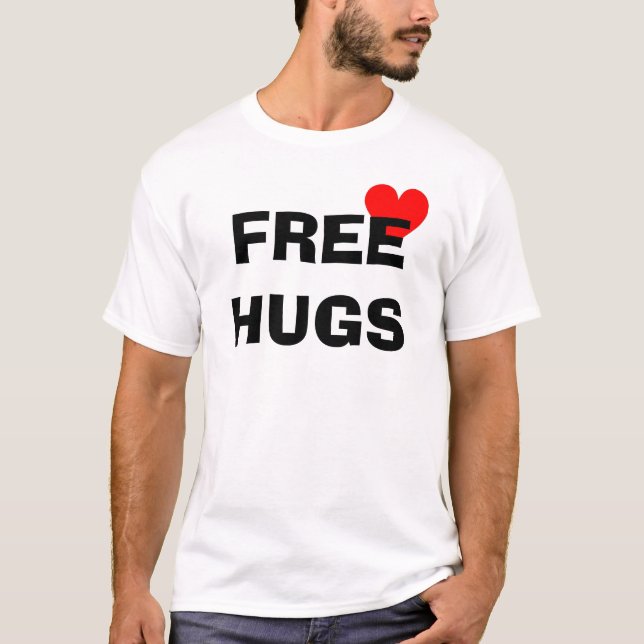 Frigör kramar tee shirt (Framsida)