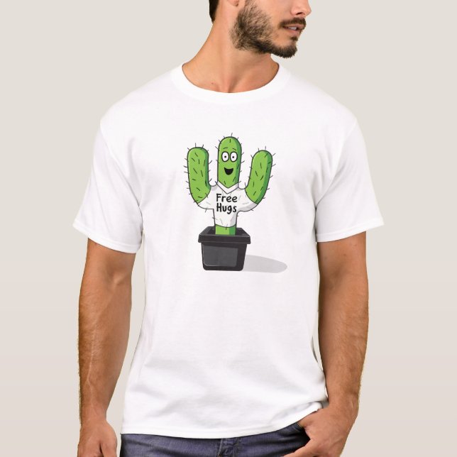 Frigör kramkaktusen tee shirt (Framsida)