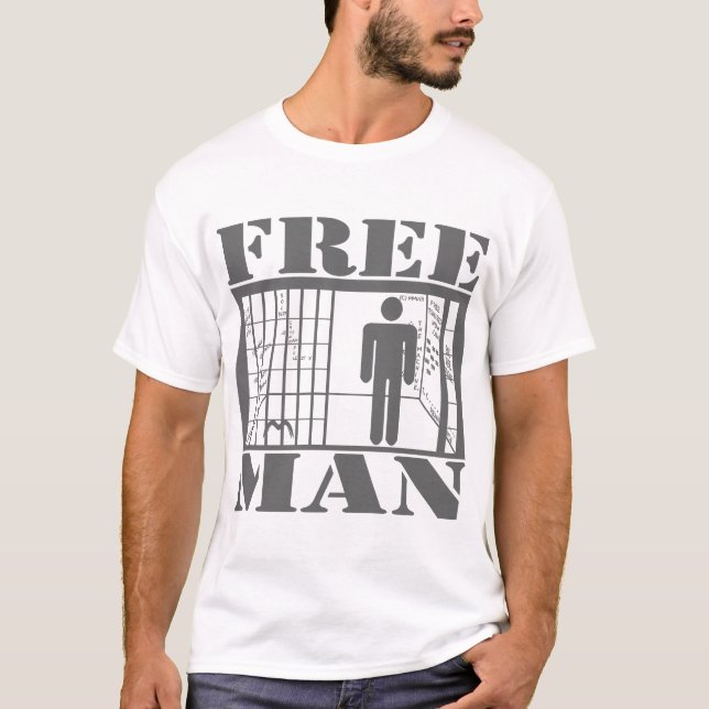 Frigör manTshirts Tee Shirt (Framsida)