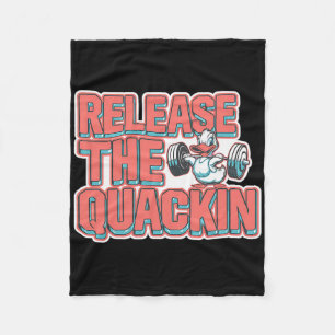 Frigör Quackin Gym Bodybuilding — 1 Fleecefilt