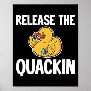 Frigör Quackin Gym Bodybuilding — Poster