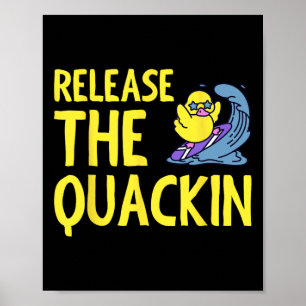 Frigör Quackin Gym Bodybuilding — Poster