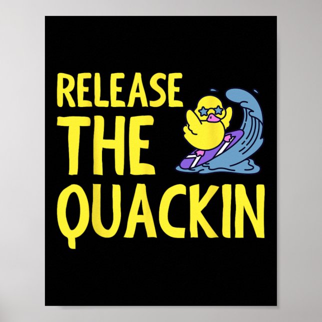 Frigör Quackin Gym Bodybuilding — Poster (Framsidan)