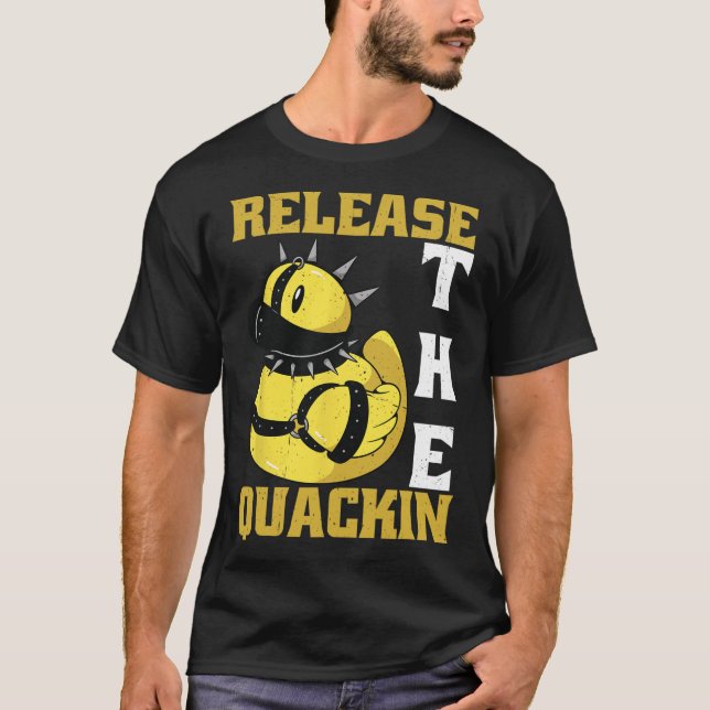 Frigör Quackin Gym Bodybuilding — T Shirt (Framsida)