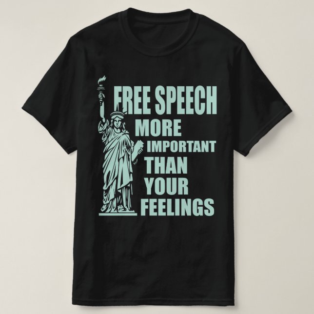 Frigör Tal viktigare än dina känslor T Shirt (Design framsida)