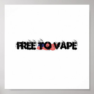FRIGÖR TILL VAPE-DESIGNEN POSTER