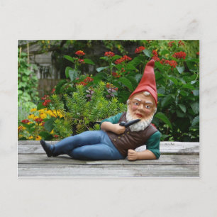 Frigör tomten med tomtehampa helg vykort