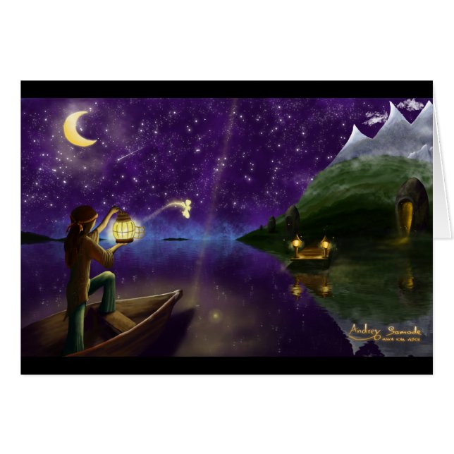 Frigöra det felika kortet hälsningskort (Framsidan Horizontal)