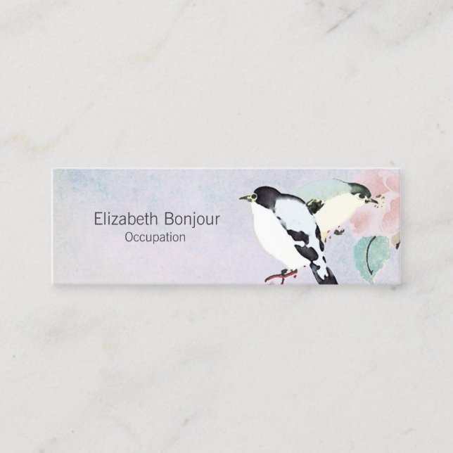 Frigörande av PAPPRA/STORLEKA fågelalternativ/SHAP Mini Visitkort (Framsida)