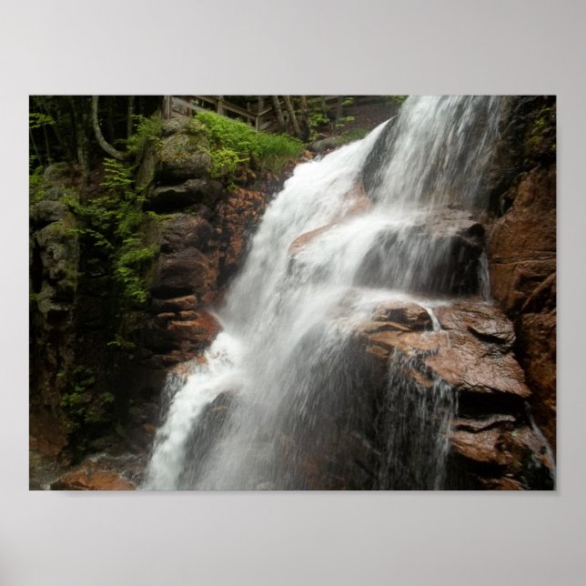 Frigörande vattenfallsfotografi poster (Framsidan)