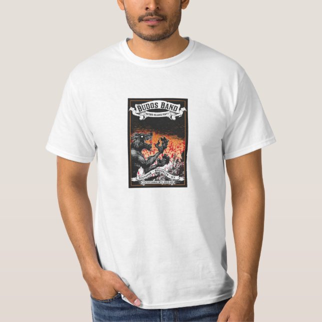Frigörare för Budos musikbandrekord Tee (Framsida)