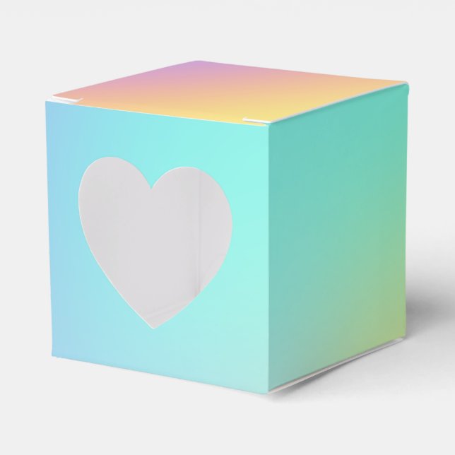 Frihandsfigur för Pastellövertoning Presentaskar (Framsidan Sidan)