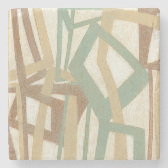 Frihandsmålning av Norman Wyatt Stenunderlägg (Framsidan)