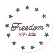 Frihet 1776–2026 Amerika 250 Patriotisk Design