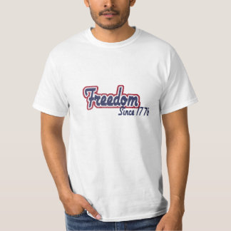 Frihet 1776 patriotiska T-tröja Tee Shirt