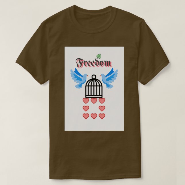 Frihet 4 t shirt (Design framsida)