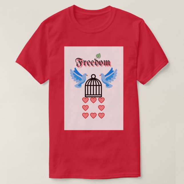 Frihet 6 t shirt (Design framsida)