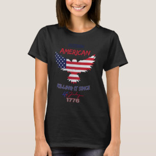 Frihet america dödade den den 4 juli 1776 oberoend t shirt