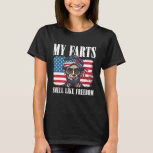 Frihet Amerikansk Flagga 4:e Juli Självständighet  T Shirt