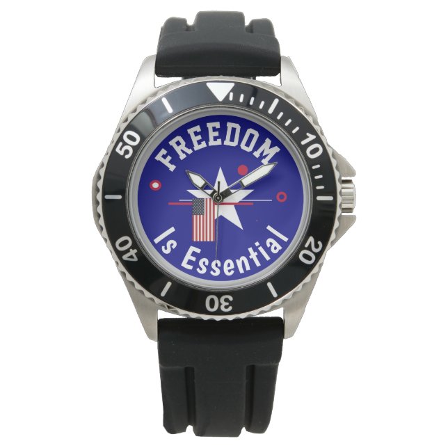 Frihet är avgörande att se armbandsur (Framsida)