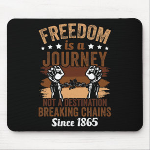 Frihet är en resa 1865 afrikansk amerikan musmatta