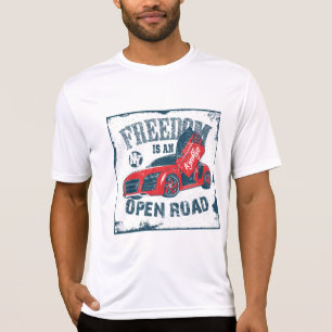 Frihet är ett öppet vägslitage T-Shirt