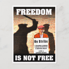 Frihet är inte fri -- Pro-Union affisch Vykort