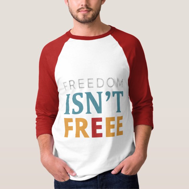 FRIHET ÄR INTE FRIHET T SHIRT (Framsida)