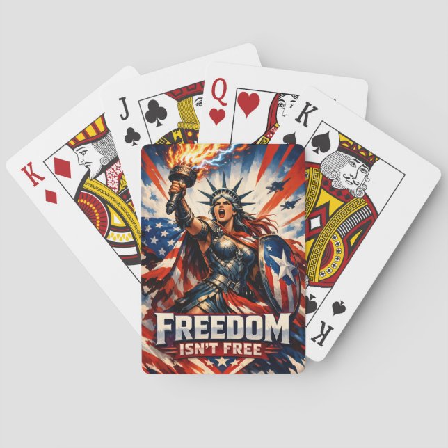 Frihet är inte gratis  casinokort (Baksidan)