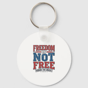 Frihet Är Inte Gratis Patriotisk Veteran T-Shirt D Nyckelring