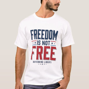 Frihet är inte gratis patriotisk vintage skjorta d t shirt