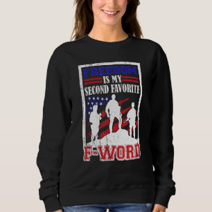Frihet är min andra fördel F-Ord 4 juli V T Shirt