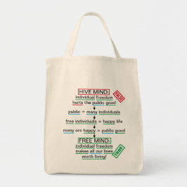 Frihet är till nytta för allmänheten tygkasse