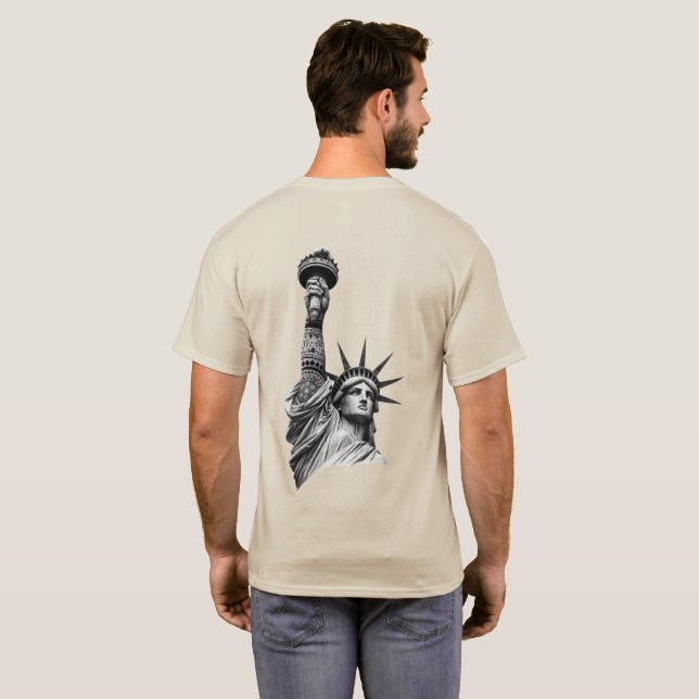 Frihet Återuppfunnen T Shirt (Hel baksida)