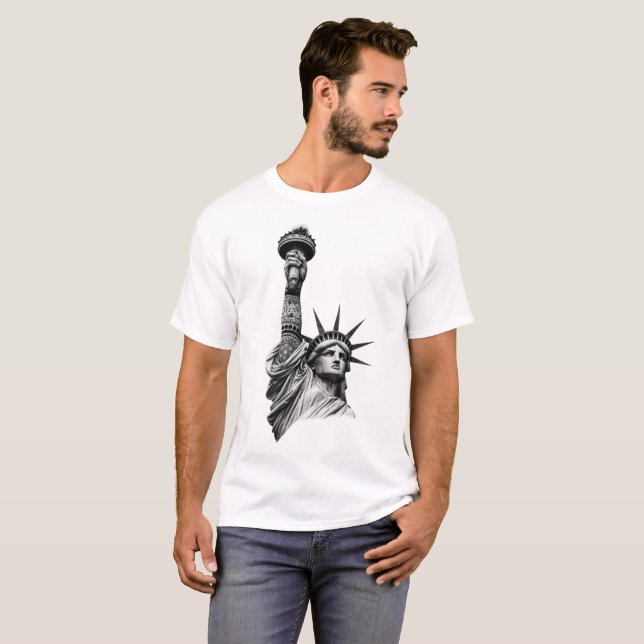 Frihet Återuppfunnen T Shirt (Hel framsida)