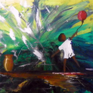 Frihet att måla vykort