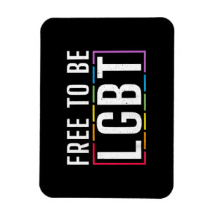 Frihet att vara HBT Bisexual Lesbisk Gay pride Magnet