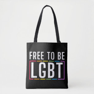 Frihet att vara HBT Bisexual Lesbisk Gay pride Tygkasse