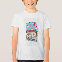 Frihet Börjar Hemma InspirerandePatriotiskT-Shirt T Shirt