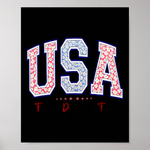 Frihet Demokrati Sanning Usa Antitrump 4 Juli Poster