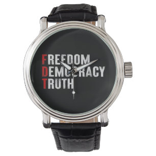 Frihet Demokratisanning Armbandsur