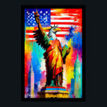 Frihet Eagle Statue Poster pop Art<br><div class="desc">Frihet Eagle Statue Poster pop Art</div>