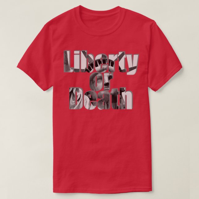 Frihet eller död t shirt (Design framsida)