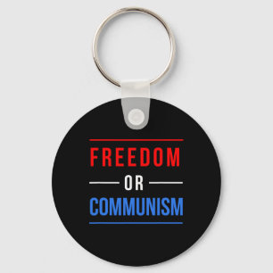 Frihet Eller Kommunism Roligt Val 2024 Trump Vs Nyckelring